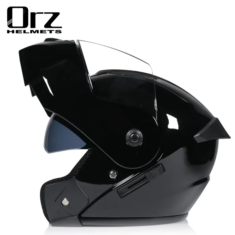 Orz901 Double Lens Full Face R - Dual Visor Motorcycle Racing Helmet 评论和价格