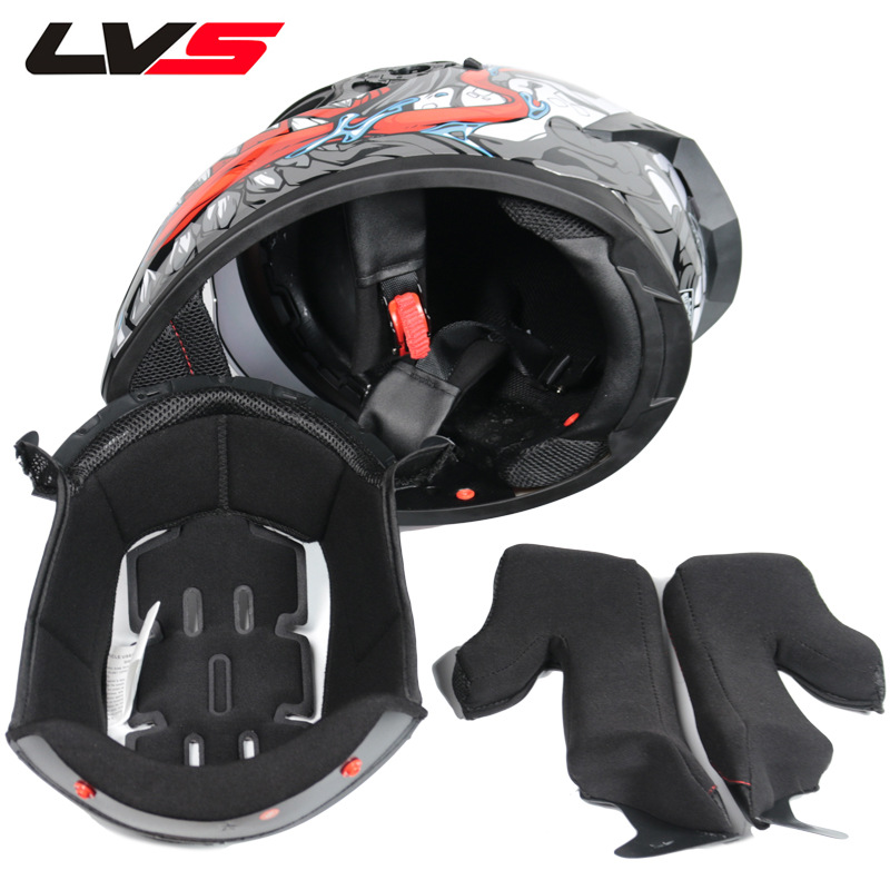 LVS Motorcycle Helmet Full Fac - Full Face Motorcycle Helmet With Bluetooth 评论和价格